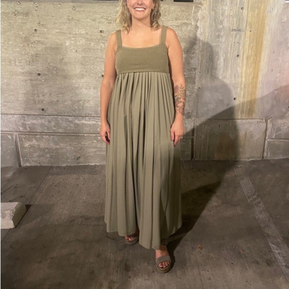 Anthropologie Pleated Maxi Twofer Dress by Mare Mare - Picture 8 of 13